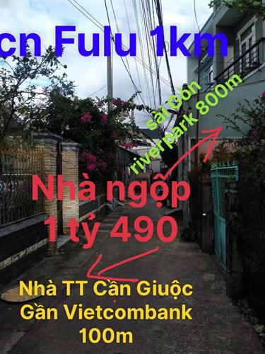 Bán nhà TT Cần Giuộc LA 