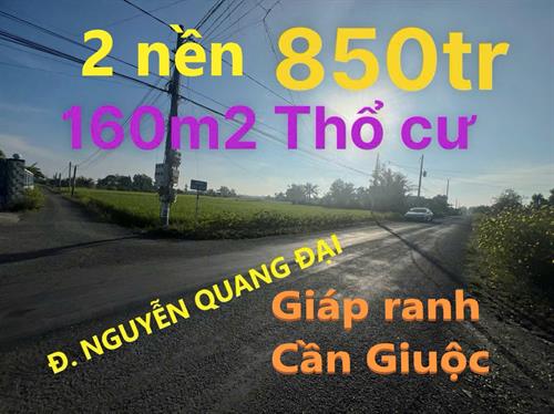 Đất thổ cư đường Nguyễn Quang Đại 