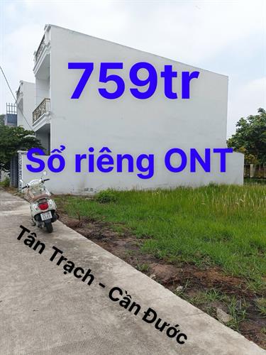 Đất nền xã Tân Trạch - Cần Đước LA 